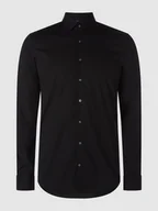 Koszule męskie - Koszula biznesowa o kroju slim fit z kołnierzykiem typu kent model ‘Bari’ - miniaturka - grafika 1