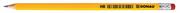 Ołówki - DONAU Ołówek drewniany z gumką HB, lakierowany, żółty - miniaturka - grafika 1