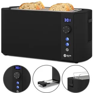 Toster Balter TS-04-LCD-BL 1500 W czarny - Tostery - miniaturka - grafika 1