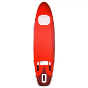 Nadmuchiwana deska SUP z akcesoriami, czerwona, 300x76x10 cm Lumarko! - Deski SUP i akcesoria - miniaturka - grafika 5