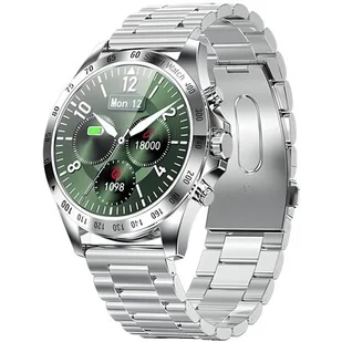 Garett Men Style Stalowy Srebrny - Smartwatch - miniaturka - grafika 1