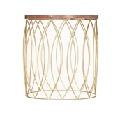 Ławy i stoliki kawowe - Dekoria Stolik pomocniczy Mia wys 56,5cm 52×52×56,5cm 006-644 - miniaturka - grafika 1