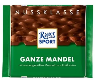 Ritter Sport- Ganze Mandel czekolada z Migdałami 100g - Czekolada - miniaturka - grafika 1