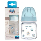 Butelki dla niemowląt - CANPOL BABIES BUTELKA SZEROKA 120ml EASY START +0m - miniaturka - grafika 1
