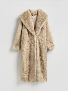 Reserved - Płaszcz z imitacji futra - wielobarwny - Płaszcze damskie - miniaturka - grafika 1