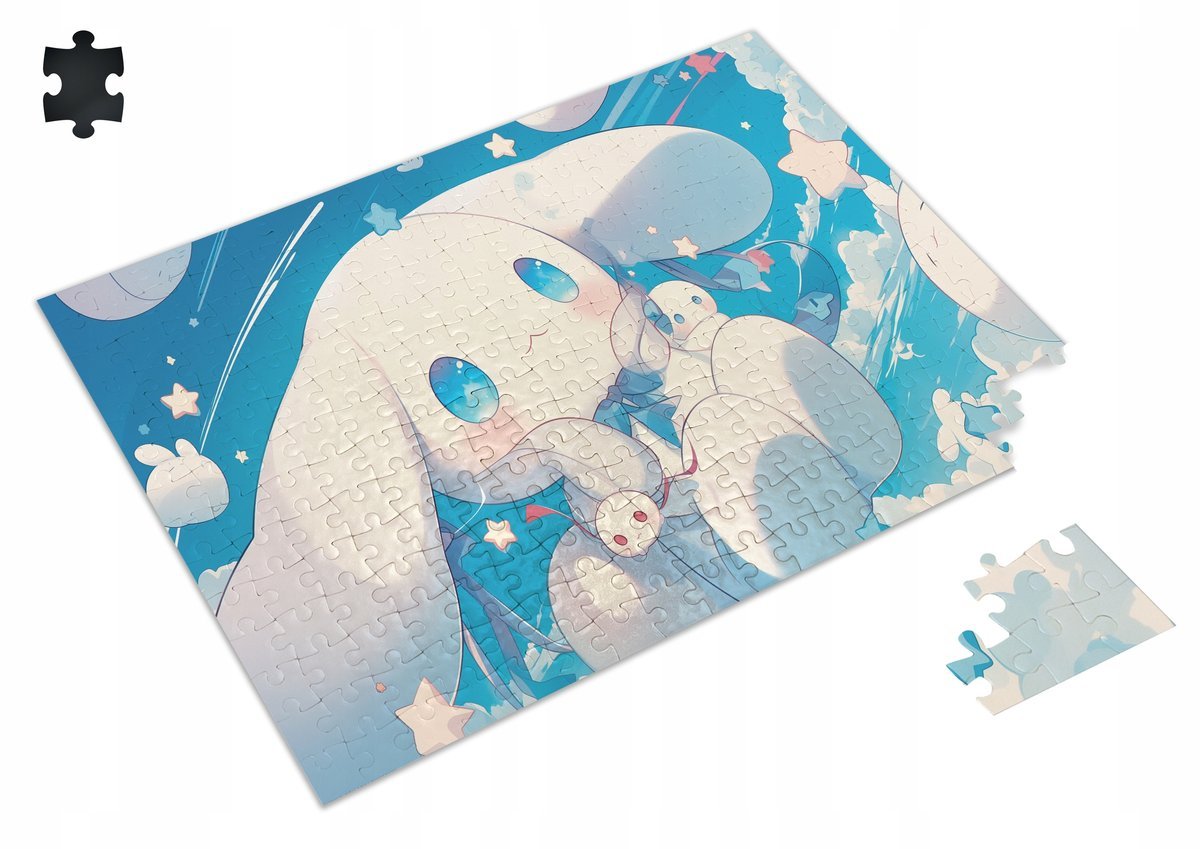 Puzzle KUROMI HELLO KITTY Cinnamoroll A3 252 el z Nadrukiem + IMIĘ 83