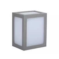 Lampy ogrodowe - Kinkiet Zewnętrzny Oprawa Ścienna V-Tac 12W Led Ip65 Szara Vt-822 3000K 1250Lm - miniaturka - grafika 1