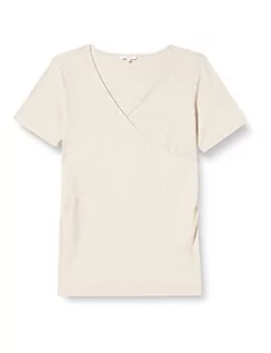 Koszulki i topy damskie - Noppies Damska koszulka Anlo Nursing Short Sleeve, Ras1202 Oatmeal - P611, 42 - grafika 1