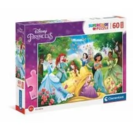 Puzzle - Clementoni Puzzle 60 Maxi Super Kolor Princess - miniaturka - grafika 1