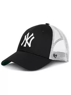 Czapki damskie - New York 47 Brand Czapka z daszkiem Yankees 47 BRAND-B-BRANS17CTP-BK Czarny - miniaturka - grafika 1