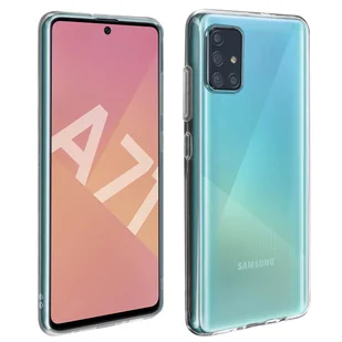 Etui i zabezpieczenie ekranu szkło hartowane przezroczyste Samsung Galaxy A71 przezroczyste - Etui i futerały do telefonów - miniaturka - grafika 1