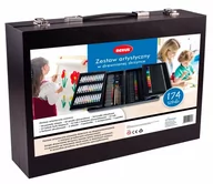 Dekoratorstwo - Zestaw artystyczny premium w drewnianej walizce 174el Rexus - miniaturka - grafika 1