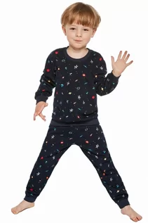 Piżamy chłopięce - Cornette Kids Boy 761/143 Cosmos 86-128 piżama chłopięca - grafika 1