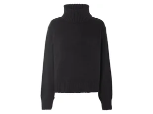 esmara® Sweter damski z dzianiny (Czarny, L(44/46)) - Swetry damskie esmara® Sweter damski z dzianiny (Czarny, L(44/46)) - Swetry damskie - miniaturka - grafika 1