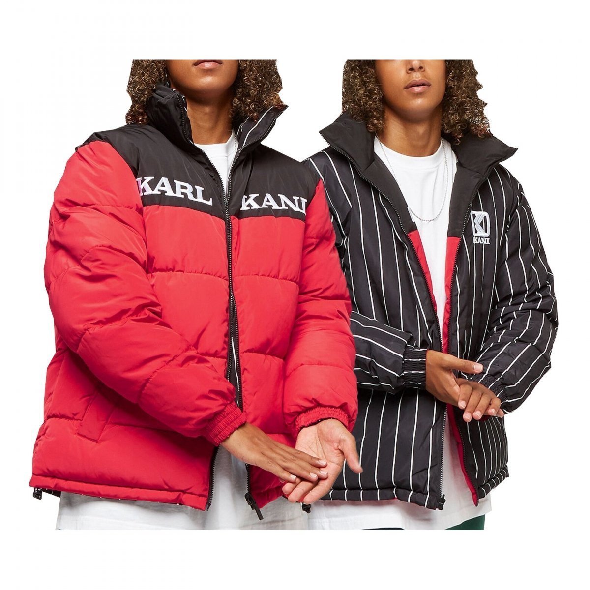 Karl Kani Kurtka Męska Retro Block Reversible Puffer Jacket 6076823 S