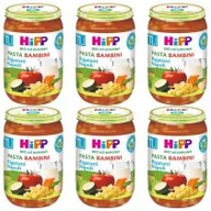 Dania dla dzieci - Hipp Pasta Bambini Rigatoni Napoli po 11. miesiącu zestaw 6 x 220 g Bio - miniaturka - grafika 1