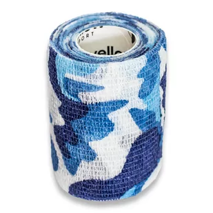 yellowBAND Bandaż Kohezyjny 7,5cm x 4,5m Niebieski Moro - Apteczki i materiały opatrunkowe - miniaturka - grafika 1