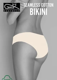 FIGI GATTA SEAMLESS COTTON BIKINI L NUDE - Gatta - Majtki damskie - miniaturka - grafika 1