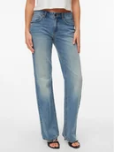 Spodnie damskie - Vero Moda Jeansy Asta 10347729 Niebieski Bootcut Fit - miniaturka - grafika 1