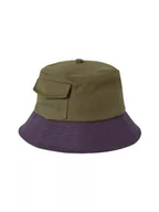 Czapki męskie - SEALSKINZ Lynford wodoodporna męska czapka z nadrukiem Skinz płócienna czapka typu bucket granatowa czapka męska, Oliwkowy/niebieski, L-XL - miniaturka - grafika 1