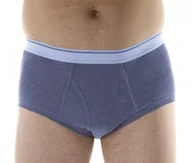 Pieluchy dla dorosłych - Majtki na nietrzymanie moczu do 150 ml - S - 75-84 cm w pasie - męskie, do prania, chłonne - miniaturka - grafika 1