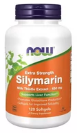 Suplementy naturalne - Now Foods Silymarin - Sylimaryna z Ostropestu Plamistego + Kurkuma (120 kaps.) - miniaturka - grafika 1