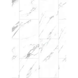 Mexen Glacier White próbka paneli winylowych 610 x 305 mm SPC 6,5 mm, IXPE 1,5 mm, 4 V-Fuga, Jazz White - F1151-S - Panele podłogowe - miniaturka - grafika 1