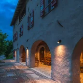 Lampy ogrodowe - SLV LED kinkiet zewnętrzny R-Cube, antracyt, aluminium, Ø 10 cm - miniaturka - grafika 1