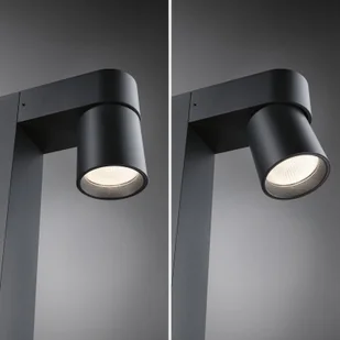 Paulmann słupek oświetleniowy LED Kimu 1, antracyt, 2200 K - Lampy ogrodowe - miniaturka - grafika 1