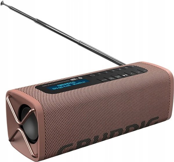 Głośnik bezprzewodowy przenośny Bluetooth DAB+ Grundig GBT Band Brąz