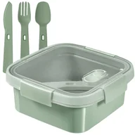 Lunch boxy - CURVER - Pojemnik na żywność - Lunch Box + sztućce -  SMART TO GO - 0,9 L - miniaturka - grafika 1