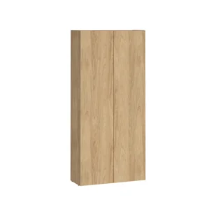 Szafka łazienkowa stojąca Atrato 56x22x120 cm brązowa dąb Cersanit - Szafki łazienkowe - miniaturka - grafika 1