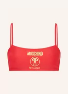 Stroje kąpielowe - Moschino Góra Od Bikini Bustier rot - miniaturka - grafika 1