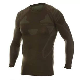 Brubeck - Bluza termoaktywna Ranger Protect - Długi rękaw - Khaki - LS14210 - Bluzy sportowe męskie - miniaturka - grafika 1