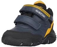 Moda i Uroda OUTLET - Geox Baby-Chłopcy B Baltic Boy B ABX A Sneaker, Navy/OCHREYELLOW, 20 EU, Navy Ochreyellow, 20 EU - miniaturka - grafika 1