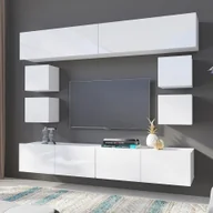 Inne meble do salonu - Zestaw Mebli do Biura 16 Calabrini Calabrini GIB Meble Biały Mat / Biały Połysk - miniaturka - grafika 1