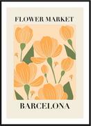 Plakaty - Plakat Obraz - Flower Market Barcelona  - 70x100 cm - miniaturka - grafika 1
