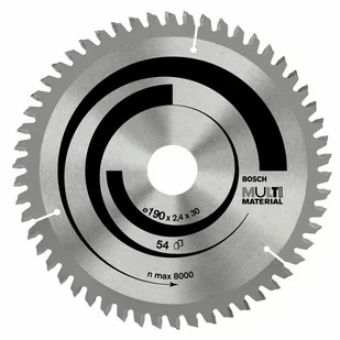 Bosch Tarcza do piły tarczowej Multi Material 254 x 30 x 3 2 mm 60 2608640449 1 szt - Tarcze do pił - miniaturka - grafika 1