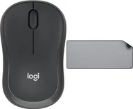 Myszki - Logitech M240 Silent czarna 910-007119 + Studio Series - MID GREY 956-000052 - miniaturka - grafika 1