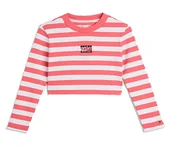 Bluzki damskie - BLUZKA TOMMY HILFIGER LONGSLEEVE KG0KG06317XIW 104 - miniaturka - grafika 1