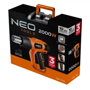 Opalarka 2000W, I: 50?C, II: 70-600?C,walizka, wyświetlacz - Opalarki - miniaturka - grafika 6