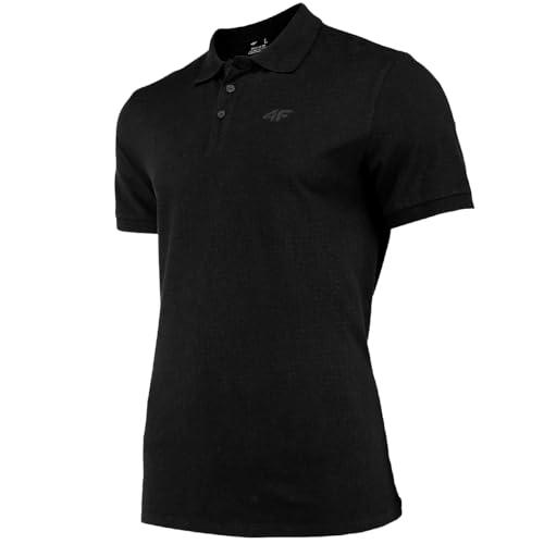 Koszula męska 4F Polo M130 Deep Black M
