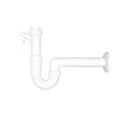 Syfony - Syfon zlewozmywakowy rurowy bez spustu pralka/zmywarka - miniaturka - grafika 1