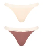 Majtki damskie - 2 x Majtki damskie sloggi GO Ribbed Tanga C2P-S - miniaturka - grafika 1