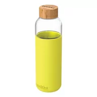 Shakery i bidony sportowe - QUOKKA Quokka Flow Butelka na wodę ze szkła 660 ml (Neon Green) 40009 - miniaturka - grafika 1