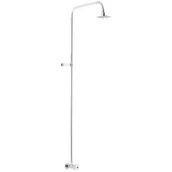 Zestawy prysznicowe - Zestaw prysznicowy natynkowy KFA ARMATURA Standard 260-711-00 z deszczownicą - miniaturka - grafika 1