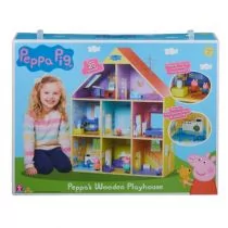 TM Toys Peppa Drewniany domek Peppy 07004 - Figurki dla dzieci - miniaturka - grafika 1