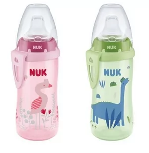 NUK kubek Active Cup 300ml.pow.12m-cy ustnik niekapek silikon - Kubki dla dzieci - miniaturka - grafika 1