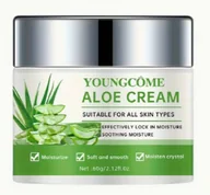 Kremy do twarzy - Krem do Twarzy Nawilżający z Aloesem- 60g - miniaturka - grafika 1