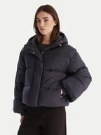 Kurtki damskie - Calvin Klein Kurtka puchowa LV044D525G Granatowy Relaxed Fit - miniaturka - grafika 1